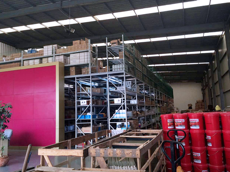Spare parts warehouse of CHINANGOL